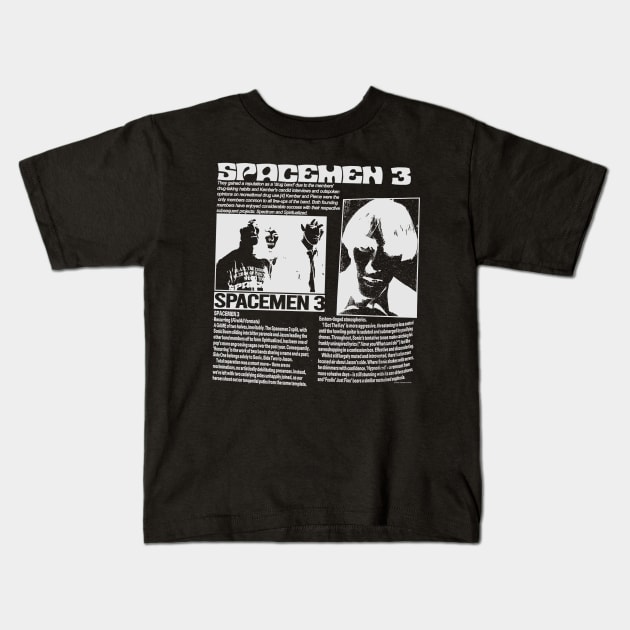 vintage spacemen 3 fanart Kids T-Shirt by psninetynine